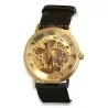Mechanical \"Bucherer\" \"Skeleton\" watch with a gold case - Moinat - Decorating accessories